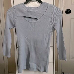 New Carmen Marc Valvo Cut Out Sweater | Size S